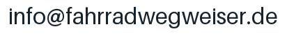 Email address: info@fahrradwegweiser.de